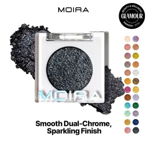Moira | Chroma Light Eye Shadow | High-Pigment Foiled Finish, Creamy Blendable, Long-Lasting Single Shadow, Shade, 100% Vegan, Microfine Shimmer (024, You up?)