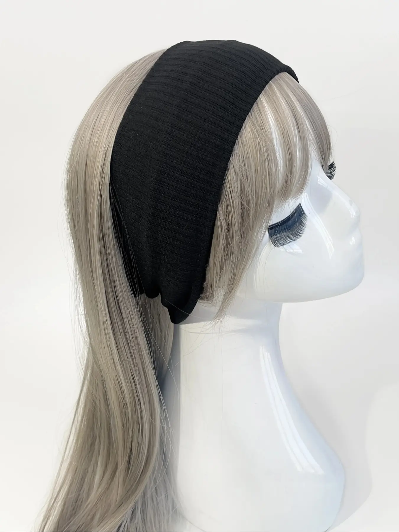 1pc Simple Knitted Headband, College Style Street Fashion Sports Hair Band, Workout Headbands, Stretchable Comfortable Turban Sweatband, Elastic Headbands, Unisex All Season