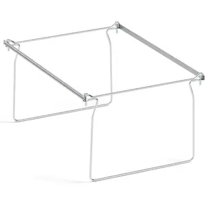 Hanging File Folder Frame, Letter Size File Drawer Organizer for Desks, Adjustable File Cabinet Rails 13.5 to 17.5 Inches, Set of 1