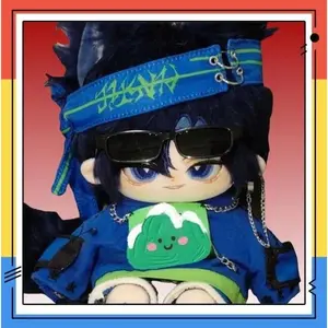 Stuffed 20cm Novel Ten-Day Doom Chenjunnan Cosplay Plush With Skeleton Dolls Toys for Fan Collection Plush Birthday Gifts