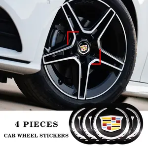 Cadillac Wheel HUB Center Decal Sticker, Fits Ct4/ct5/ct6/xt4/xt5/xt6, Waterproof Scratch-Resistant Custom Decoration Accessories