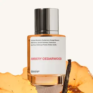 Ambery Cedarwood, Dossier, Women Perfume, Eau de Parfum, 50ml, Mandarin, Cardamom, Orange Blossom, Jasmine, Cedarwood, Amber, Vanilla