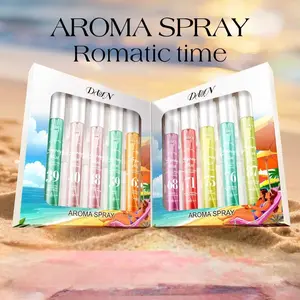 Summer Brazil Romantic Perfume Set, Vanilla Caramel Amber Fruit Scent, 10pcs 10ML, Women's Gift, Christmas Halloween Present