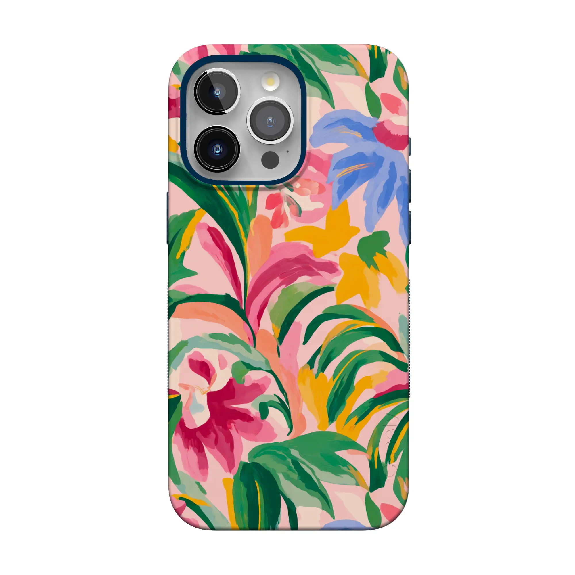 Casely iPhone 15 Pro Case | Sunshine Jungle | Poolside Print | Bold Protective Design | Compatible with MagSafe