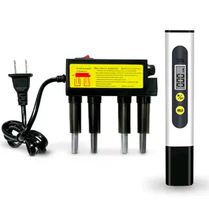 Water Electrolyzer and TDS Meter Bundle - Water Tester, Aquarium, Pool, Hot tub, Jacuzzi, Fish Tank, Koi Pond, Swimming Pool, Fishing Pond