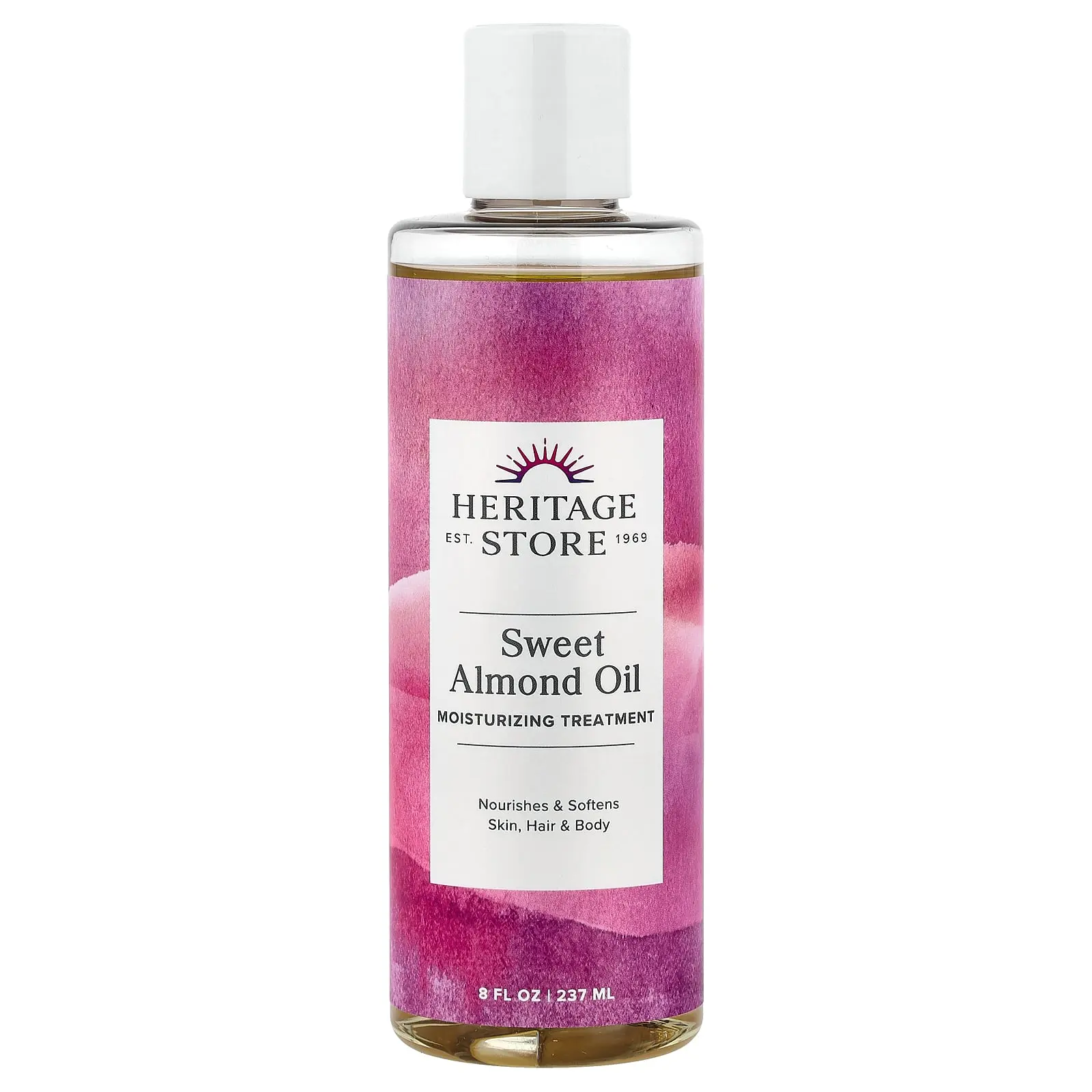 Heritage Store Sweet Almond Oil, Moisturizing Treatment, 8 fl oz (237 ml) Heritage Store Sweet Almond Oil, Moisturizing Treatment, 8 fl oz (237 ml)