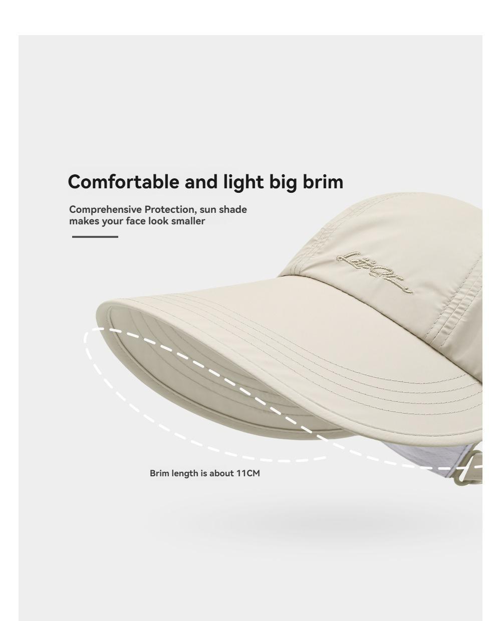 2-Pack UPF Sun Protection Baseball Hat for Men and Women - Lightweight, Adjustable Velcro Closure, Wide Brim Outdoor Sports Hat, All-Season Elastic Design (White/Gray/Black)