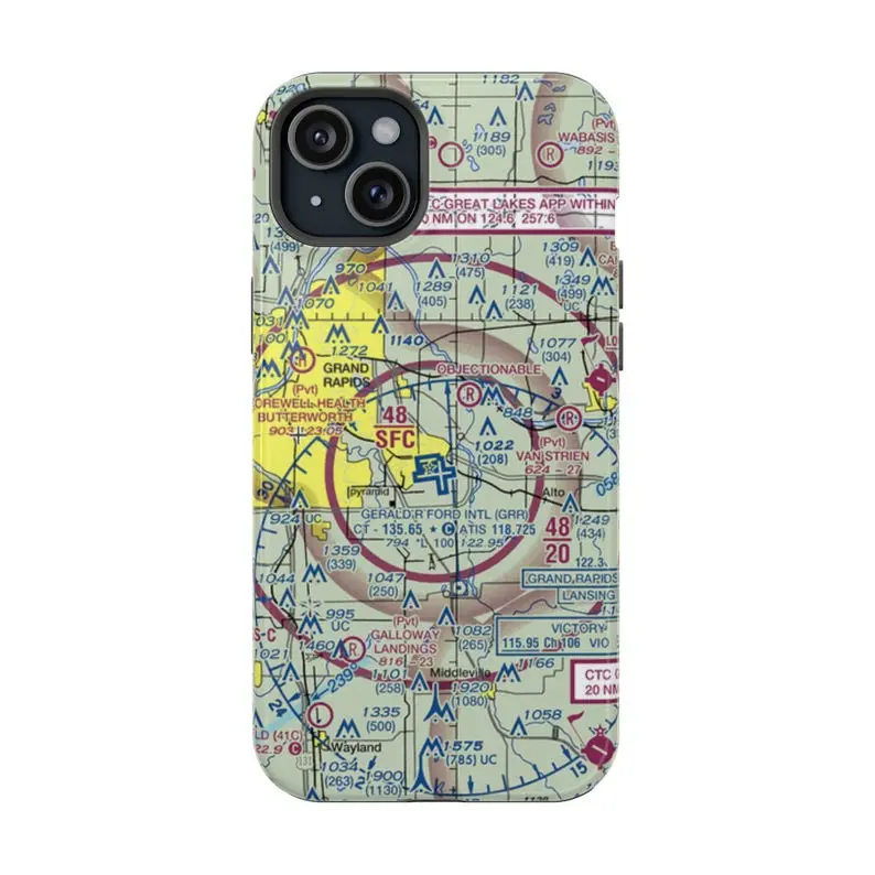 Pilot Gift, Aviation Accessory, Map Phone Case for iphone 16 15 14 13 12 11 X , pro max , plus , mini, Traveler Phone Case