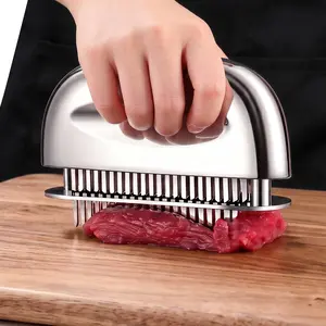 [Gourmet Easy] Juicy Steak Meat Tenderizer Stainless Steel 60 Ultra Sharp Blade No Assembling Required 5 years warranty