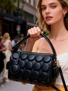 Trendy Women Bucket Crossbody Purse with Snap Button Closure Spacious Toiletry Bag Multi Functional Handheld Organizer for Travel Gym Daily Use Candy Color Design Fashionable Shoulder Bag