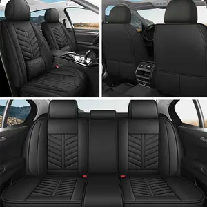 Waterproof Leather Car Seat Covers Sleek Stylish Protection Against Spills and Stains for Car Owners