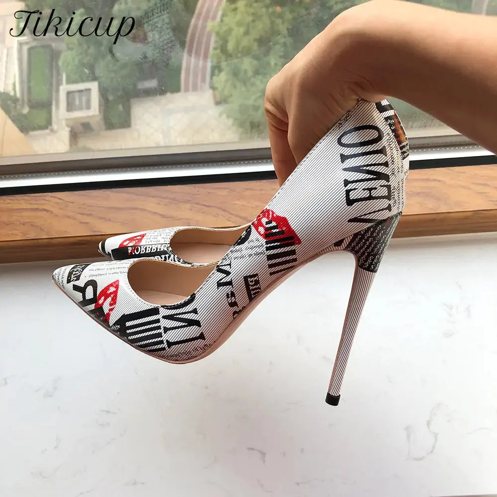 Pointy News High Heel Shoes