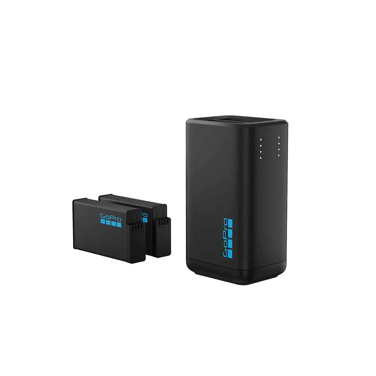 GoPro Dual Rechargeable Battery Charger, 2x 1960mAh Enduro Lithium-ion Batteries for MAX 2 Action Camera Accessories