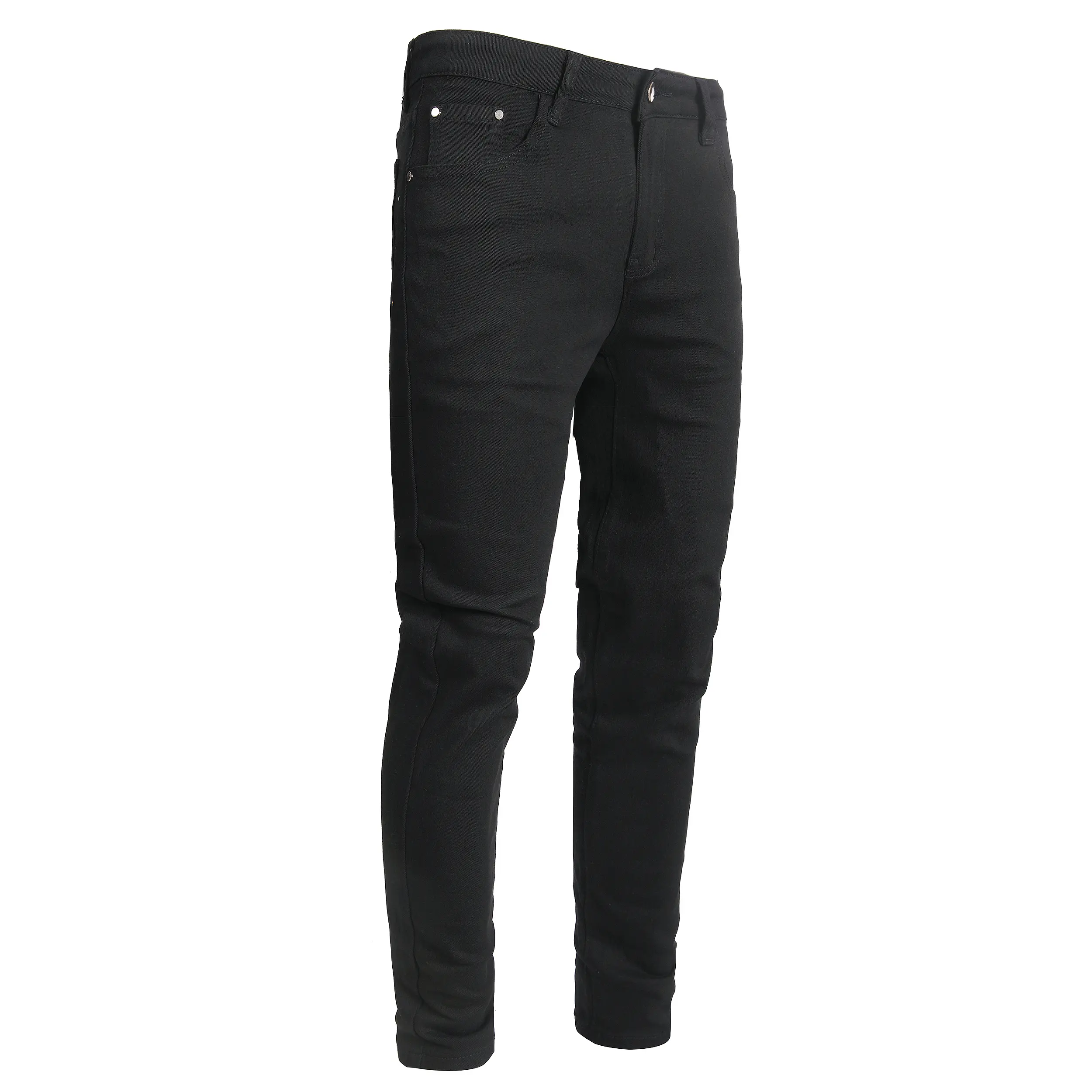 JUNBAOSS Menswear Ripped Men's Workout Jeans - Skateboard Stretch Distressed Slim Fit Stretch Jeans with Pockets Tapered Leg Plain Denim Trouser with Flex Waist Pocket Casual Clothes for Mens Clothing Streetwear 2026 fashion boyfriend