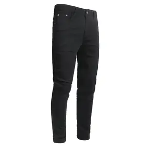 JUNBAOSS Menswear Ripped Men's Jeans - Stretch Distressed Skinny Slim Tapered Leg Plain Denim Trouser with Flex Waist, Pocket, Casual Clothes for Mens Clothing Streetwear summerwins,summerwins