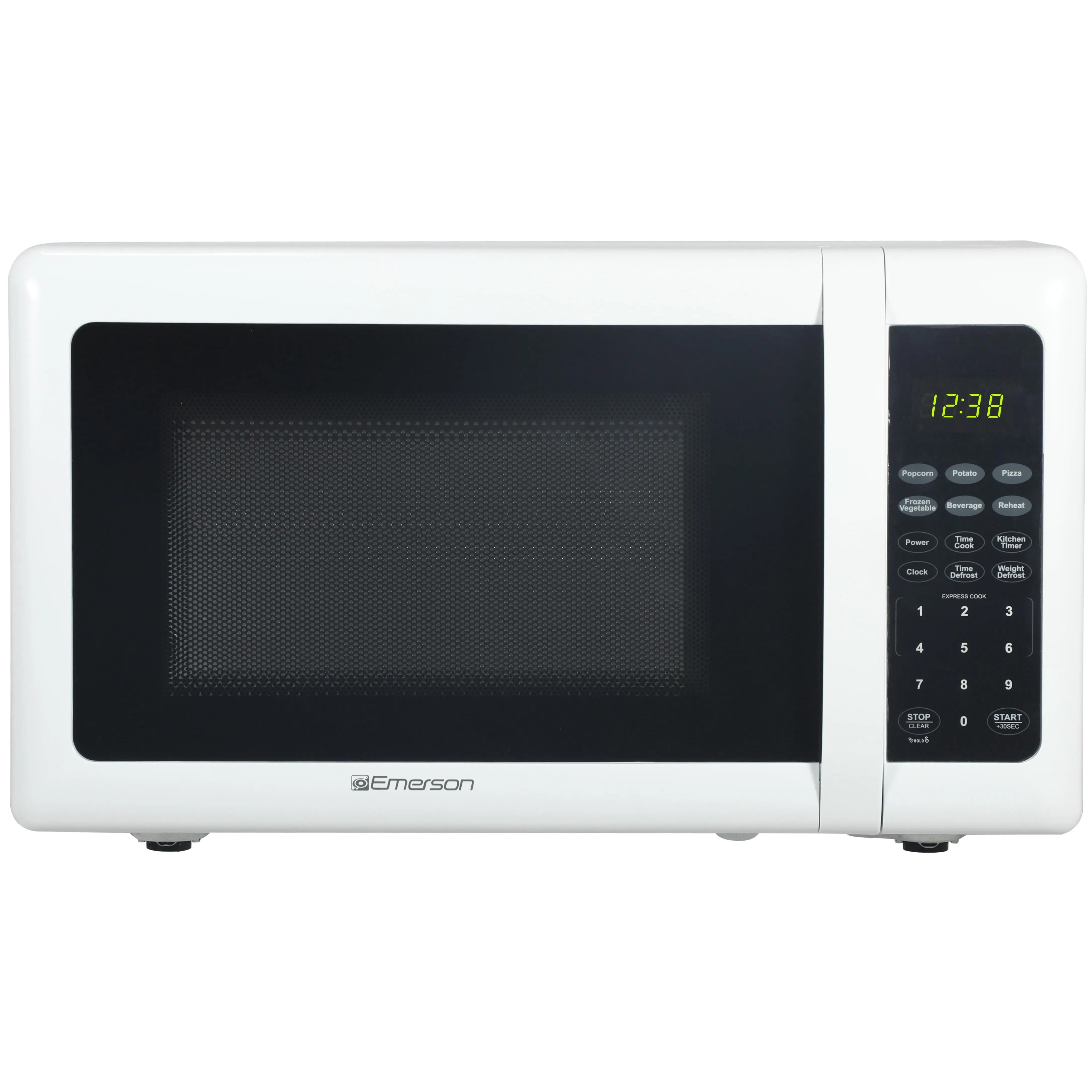 Emerson 0.7 Cu. Ft. 700 Watt, White Microwave Oven with Touch Control, MW7302W