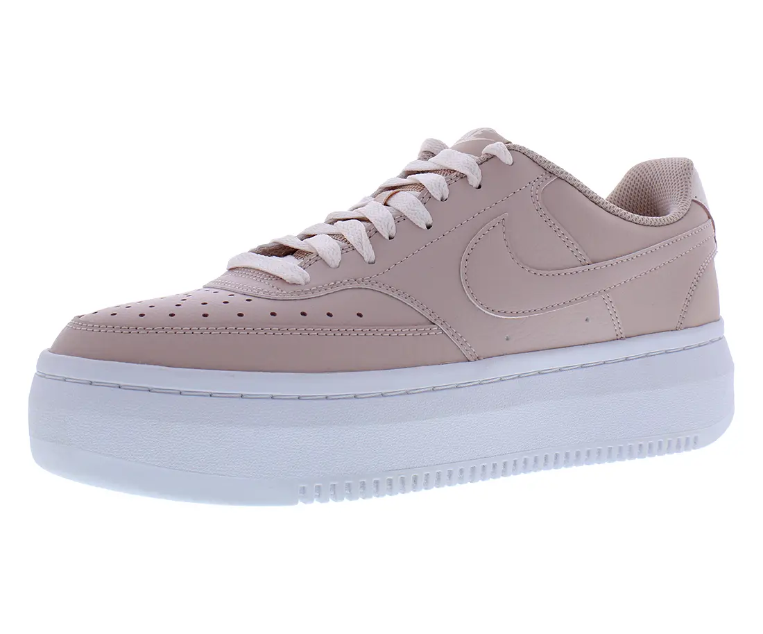 NIKE Women's Court Vision Alta Leather Platform Sneaker - Casual Athletic Sports Shoes for Everyday Wear, Footwear, Casual Wear