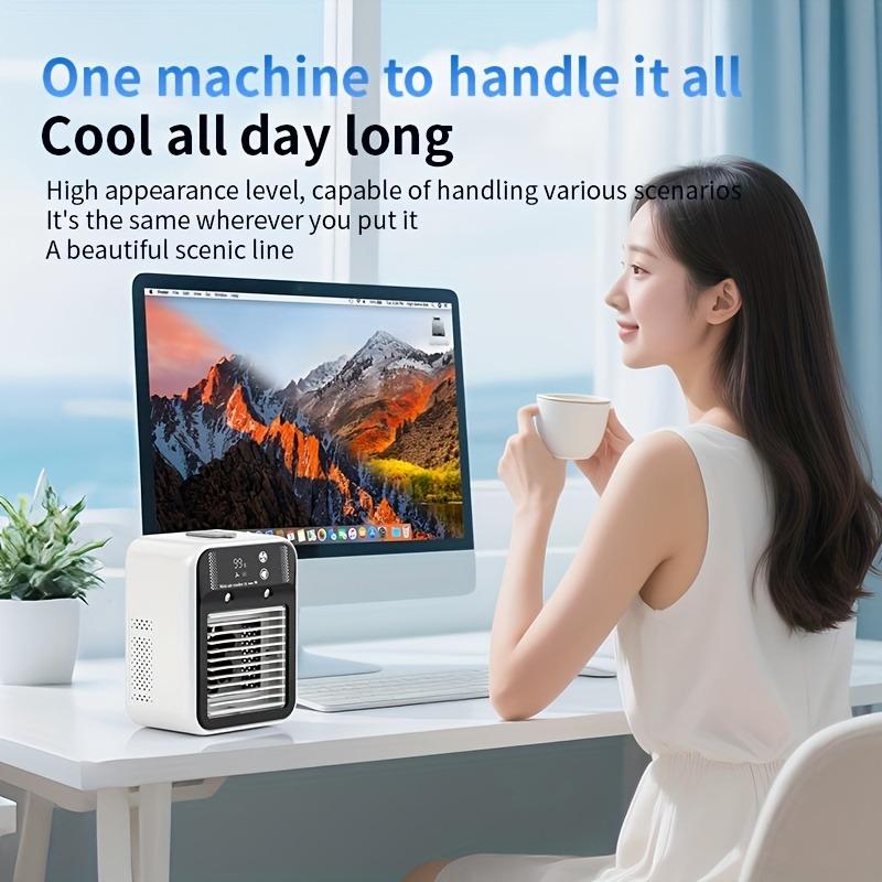 Fan Portable Air 3-in-1 Fan with 2 Mist Speeds – Personal Mist Cooler for Bedroom, Office & Camping Fan 2026,dorm essentials,home essentials Fan Portable Air 3-in-1 Fan with 2 Mist Speeds – Personal Mist Cooler for Bedroom, Office & Camping Fan 2026,dorm essentials,home essentials