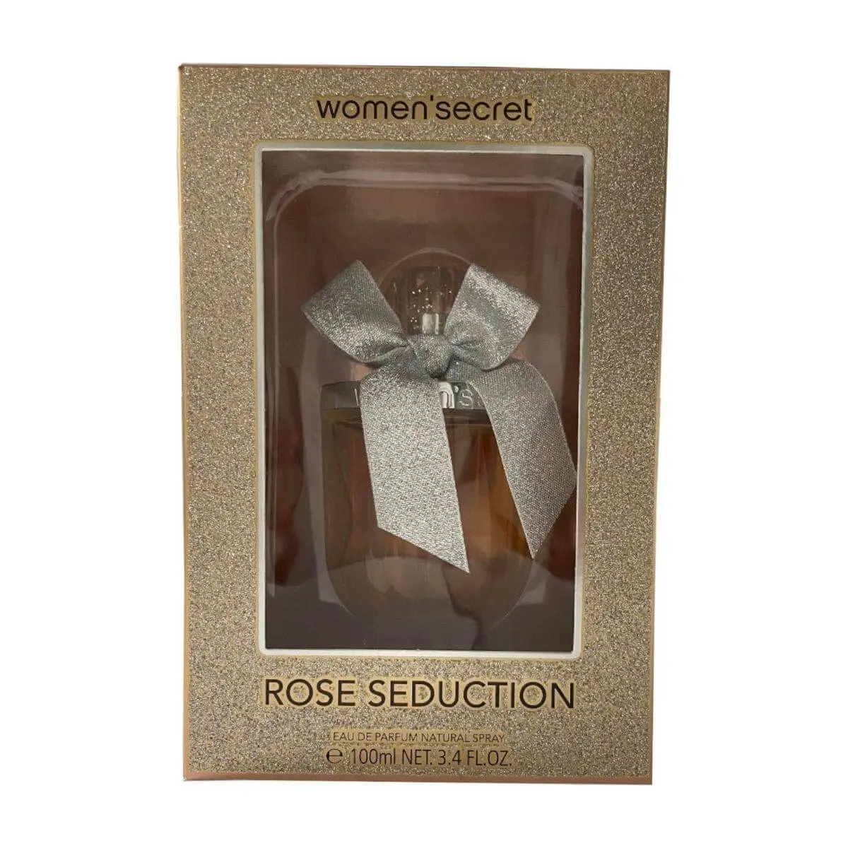 Women Secret Rose Seduction Women's Eau de Parfum (EDP) Spray - Aromatic Citrusy Fragrance with Tangerine Top Notes, 3.3/3.4 oz, New In Box