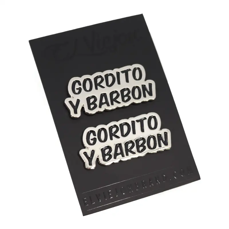 Gordito Y Barbon Pin (2pcs)