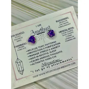 Amethyst Sterling Silver Earrings