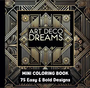 Art Deco Dreams: An Abstract Coloring Experience
