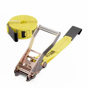 2 inch Ratchet Strap with Flat Hooks
