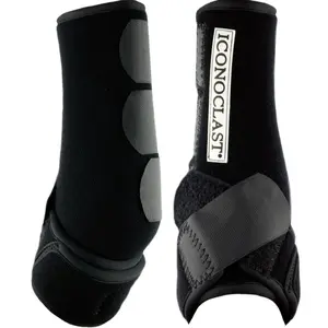 Front Leg - Black- Iconoclast Orthopedic Support Boots – Support and Protection, Equine Performance Gear