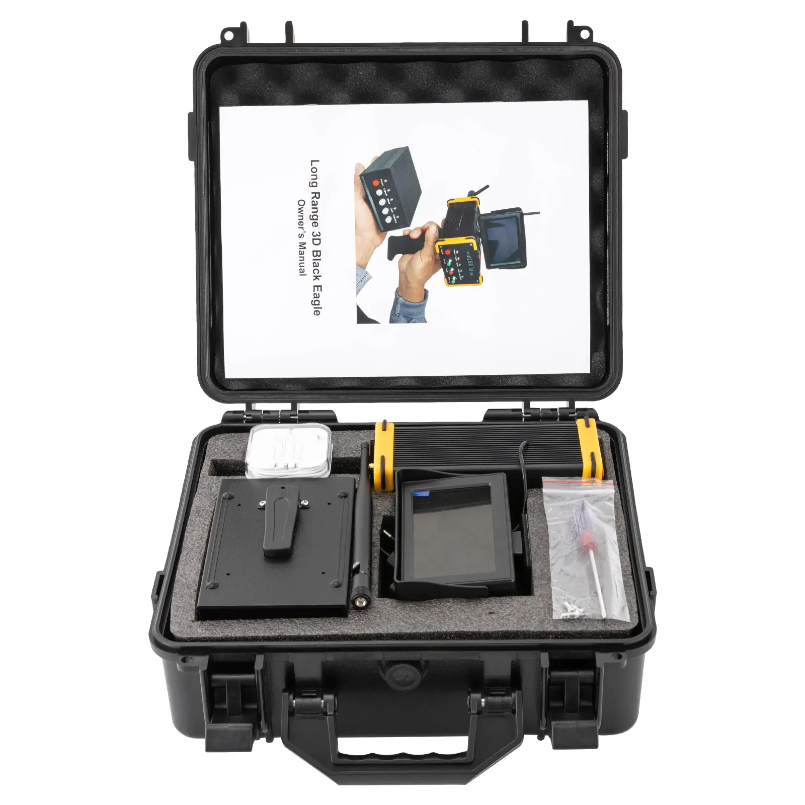 Professional Metal Detector (9.6V, 2.8kg) with 1-15m Depth, 99m Width, LCD Display for Prospecting Treasure & Archaeological Surveys, Locates Gold, Silver, Copper, Diamonds, Includes Rechargeable Adapter, Screwdriver, Manual (3-8 Hours Runtime), Earphones