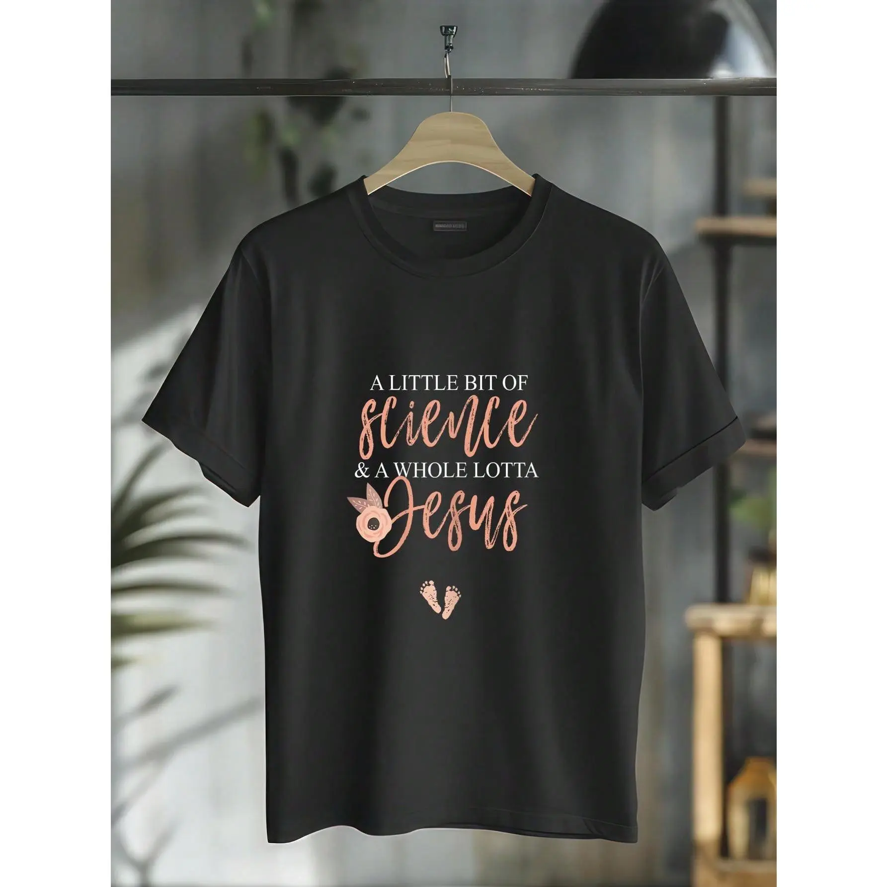 100% Cotton Christian IVF Baby Mother Faith Fertility Motherhood T-Shirt