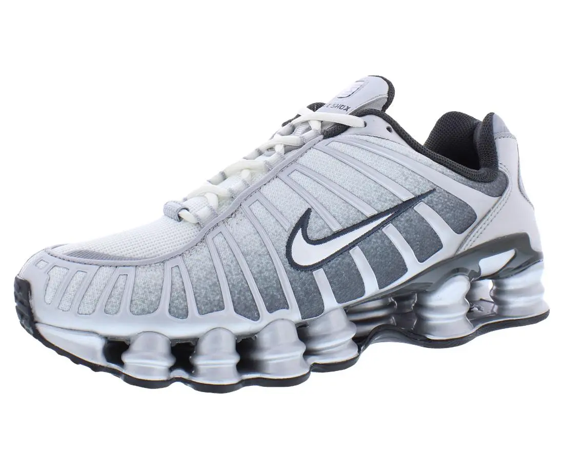 Nike Shox TL Print Unisex Shoes, Color: Metallic Silver/Summit White