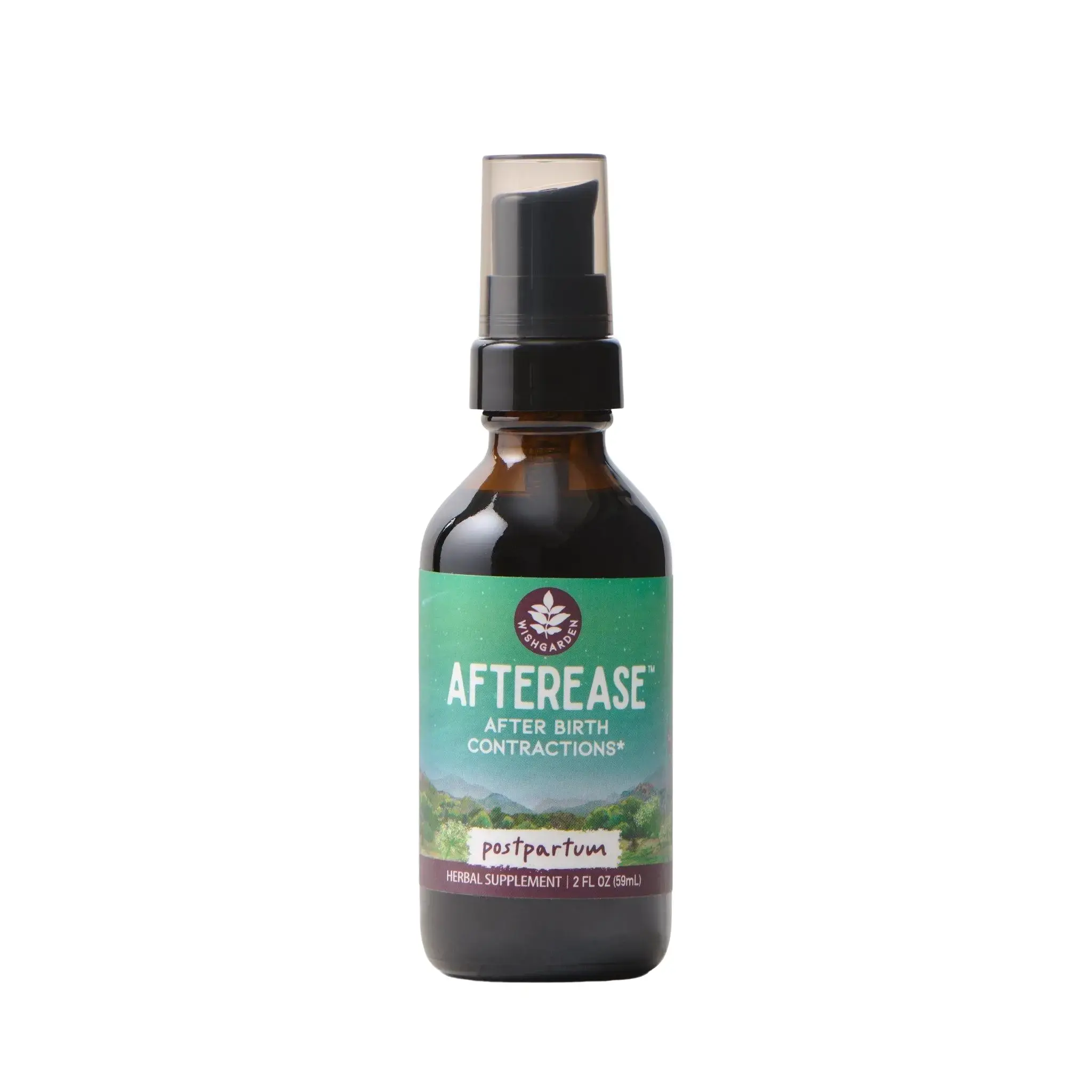 WishGarden AfterEase Post-Birth Wellness Support – Organic Herbal Supplement