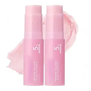 Virrae PDRN Pink Collagen Volume Multi Balm Stick, All-in-One Face Moisturizer with Peptides & Volufiline, Hydrating Stick for Lips Eyes Neck, Firming Plumping Skin Care