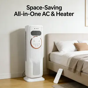Quiet 8000BTU Portable AC Air ConditionerRemote Control Fan Mode 24H TimingCooling For Home Office Indoor Use