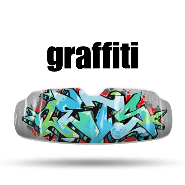 QuickFit GRAFFITI Boil n Fit Mouthguard