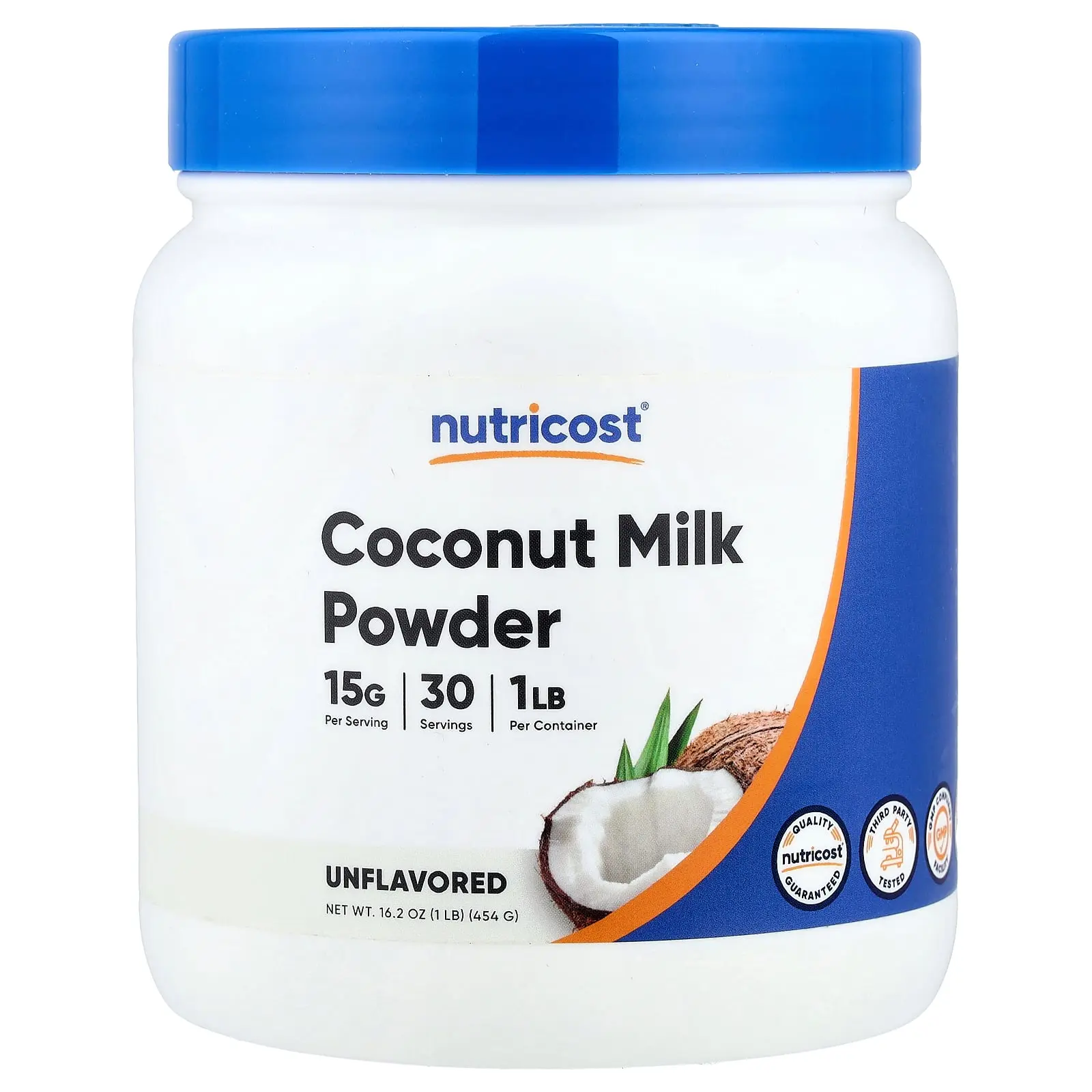 Nutricost Coconut Milk Powder, Unflavored, 16.2 oz (454 g)