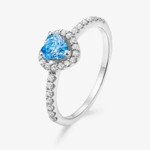 Amour Heart Blue Halo