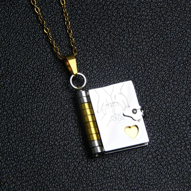My Incredible Daughter Book Necklace for Daughter,My Little Star Book Necklace,Openable with 6 Pages of Engraved Information,Birthday Day Gift Graduation ,Jewelry of Love,To My Daughter from Mom and Dad
