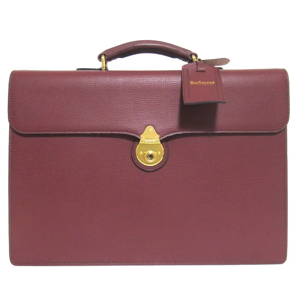 Pre-owned BURBERRY Other Tote Bags Burberrys Leather Briefcase