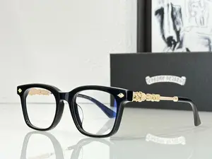 Black Gold Callmelice Eye Glasses Frame, Luxury Streetwear Optical Frame | UV Protection Clear Lens | Unisex Designer Style Glasses for Men & Women | Gift for Him & Her