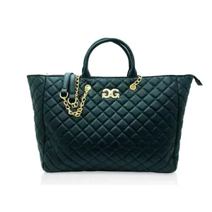 Gilda Paris "G" Logo Quilted Tote