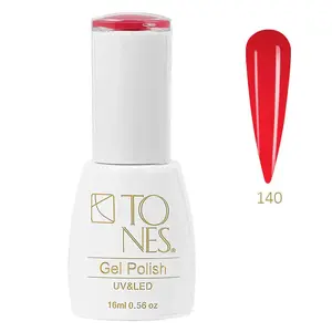 Gel Polish #140 - Red Hot  | Red | UV/LED | 0.56 fl oz