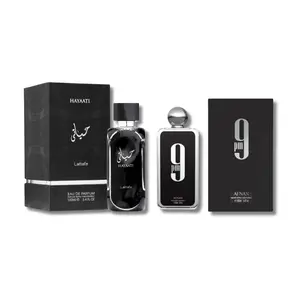 Lattafa Hayaati Eau De Parfum 3.4FL.OZ & Afnan 9pm Eau De Parfum 3.4FL.OZ