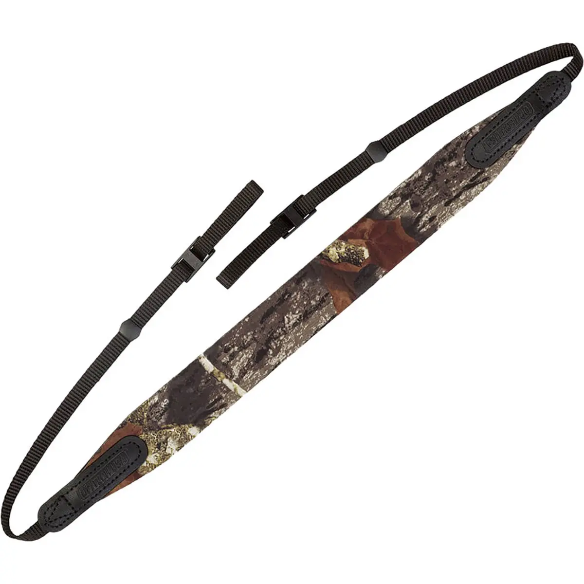 Op/Tech E-Z Comfort Adjustable Neoprene Single Neck Strap with Leather Connection - Camera, Binocular Accessories for Nature Use, Single Strap