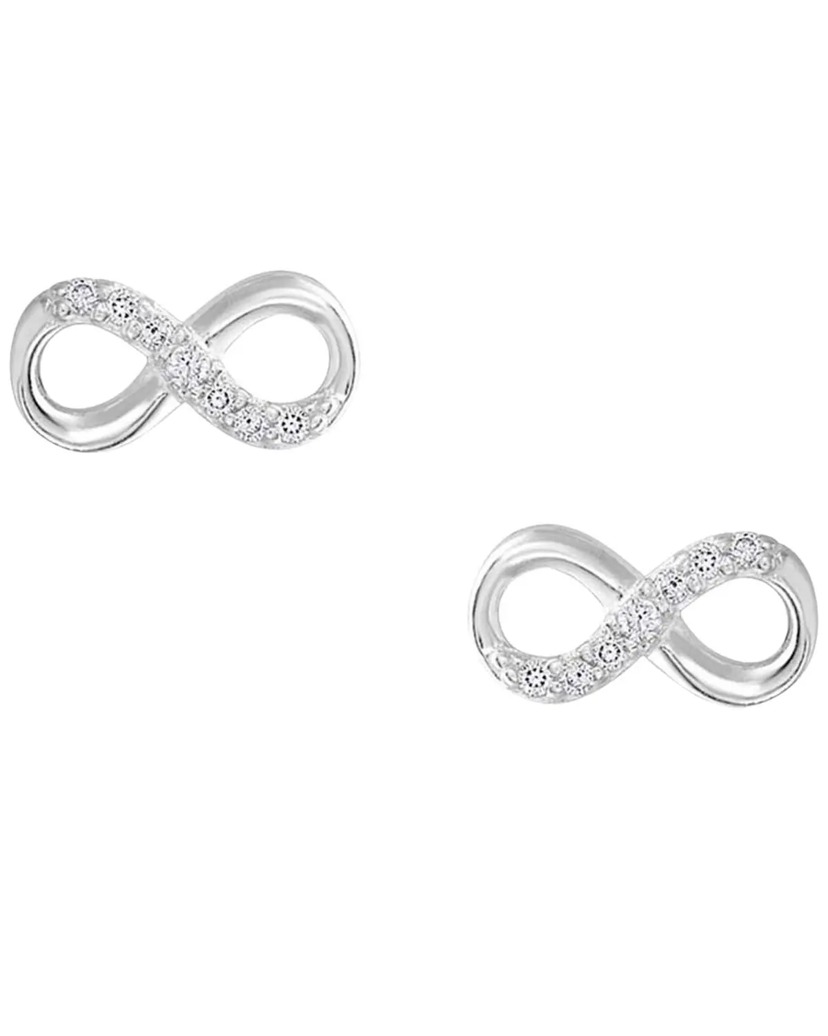 Montana Silversmiths Women's Women'S Silver Shine Infinity Earrings - Er4474