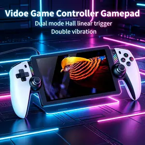 M28 Retro Game Console, Dual Hall Linear Triggers, Dual Vibration Motor, Hidden Stand, Ideal for Arcade Fans, Students, Gamers
