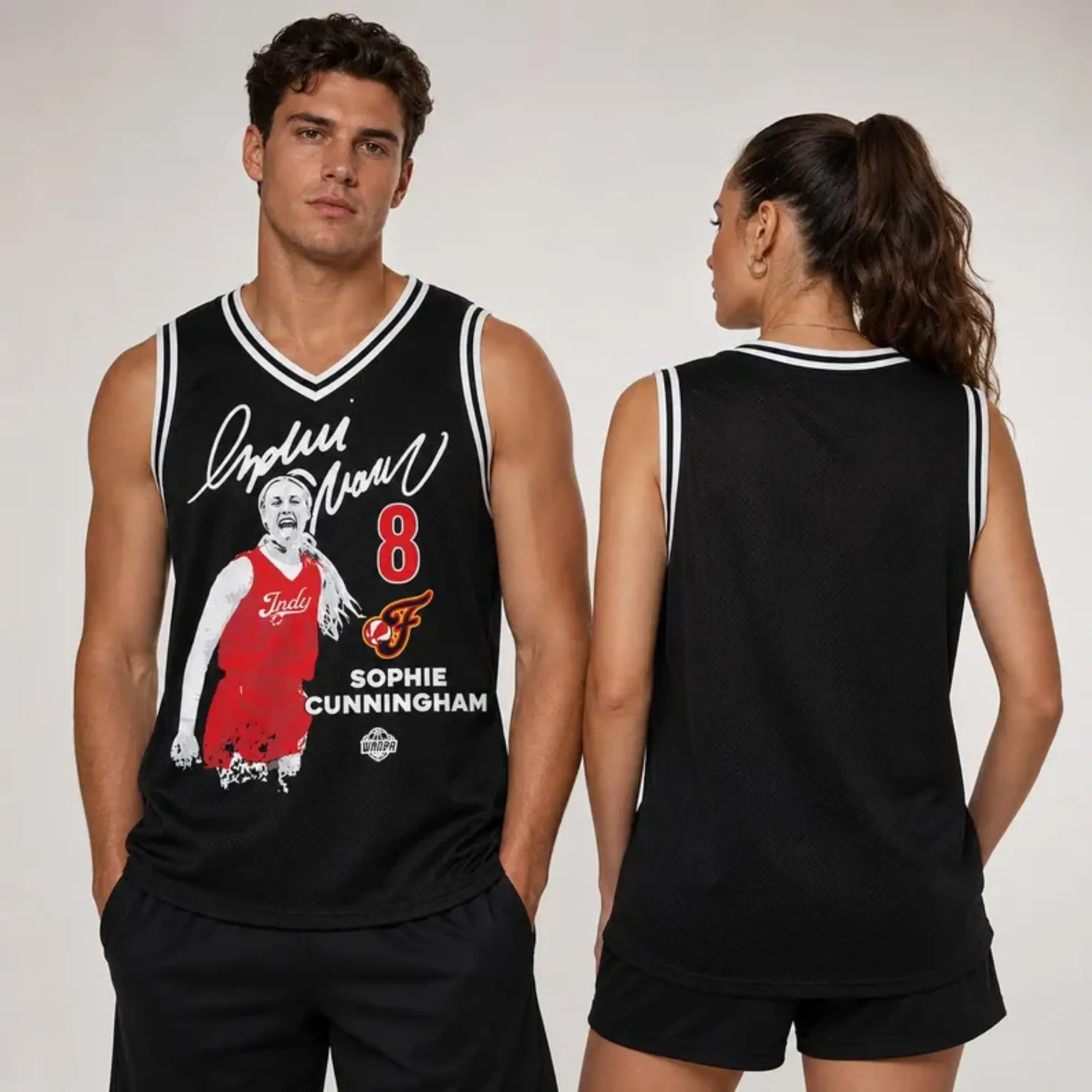 Sophie Cunningham 8 Women Basketball Vintage Jersey,Sophie Pointing Point God Shirt for Men Women Jersey