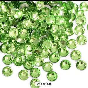 SS16 Peridot Glass Rhinestones