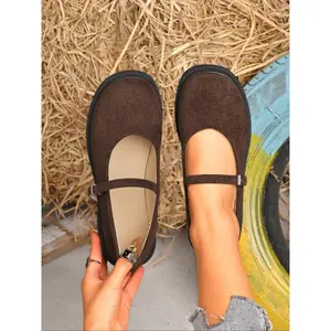 1 PAIR (PICK YOUR VIBE!) Black+Multi-Color Mary Jane Flats 🖤 Minimalist Style | Soft Sole (ALL-DAY COMFY!) Perfect for Students/Office/OOTD — Match Any Outfit! ✨