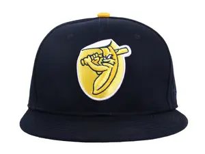 Breathable Comfortable Football Cap for Men/Women, Retro Adjustable, Banana, Daily All-match Hat, 3D Embroidered Adjustable Outdoor Sport Cap